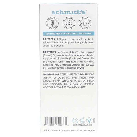 Natural Deodorant Stick, SCD